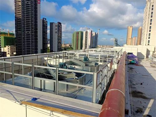 工業型冷卻塔的小循環清洗法,天水工業型冷卻塔廠家